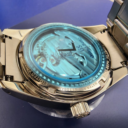 Grand Seiko SBGA497 Watch Men 41mm Pink Snowflake Dial Titanium Date Full Set12