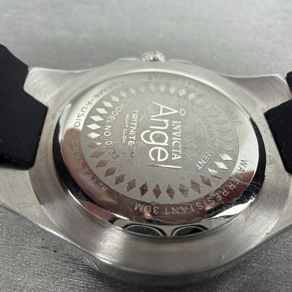 Invicta Angle Watch Women 38mm White Dial Steel Daydate Black 0733 New battery9