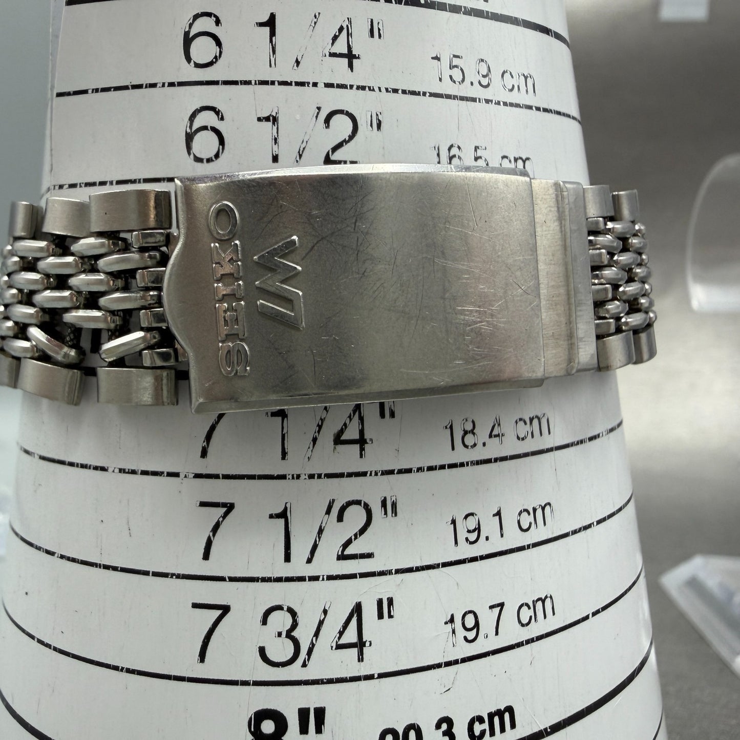 Seiko Lord Matic Watch Men 36mm Silver Dial Silver Tone Round 5601-9000 PARTS12