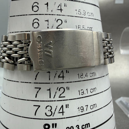 Seiko Lord Matic Watch Men 36mm Silver Dial Silver Tone Round 5601-9000 PARTS12