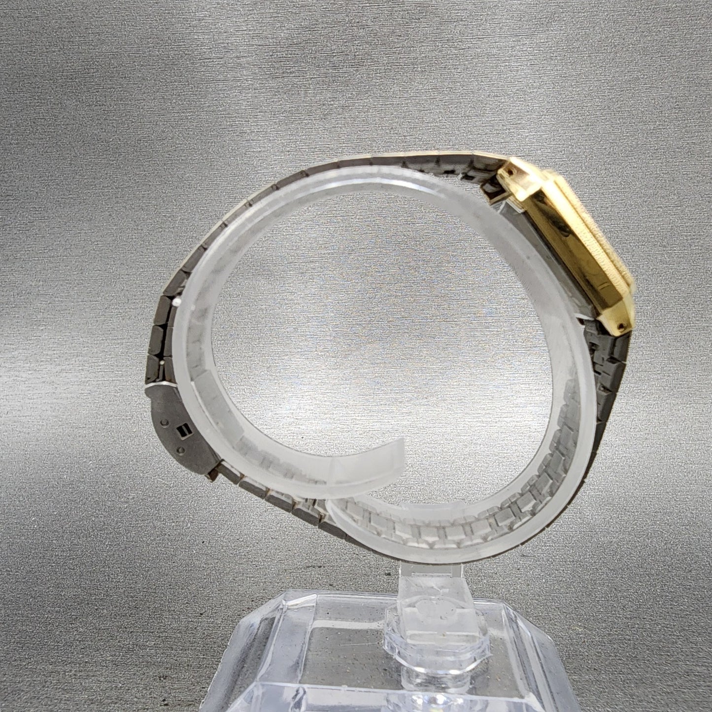 Seiko Tank Watch Women 20mm Champagne Dial Gold Tone 14285089 New Battery8