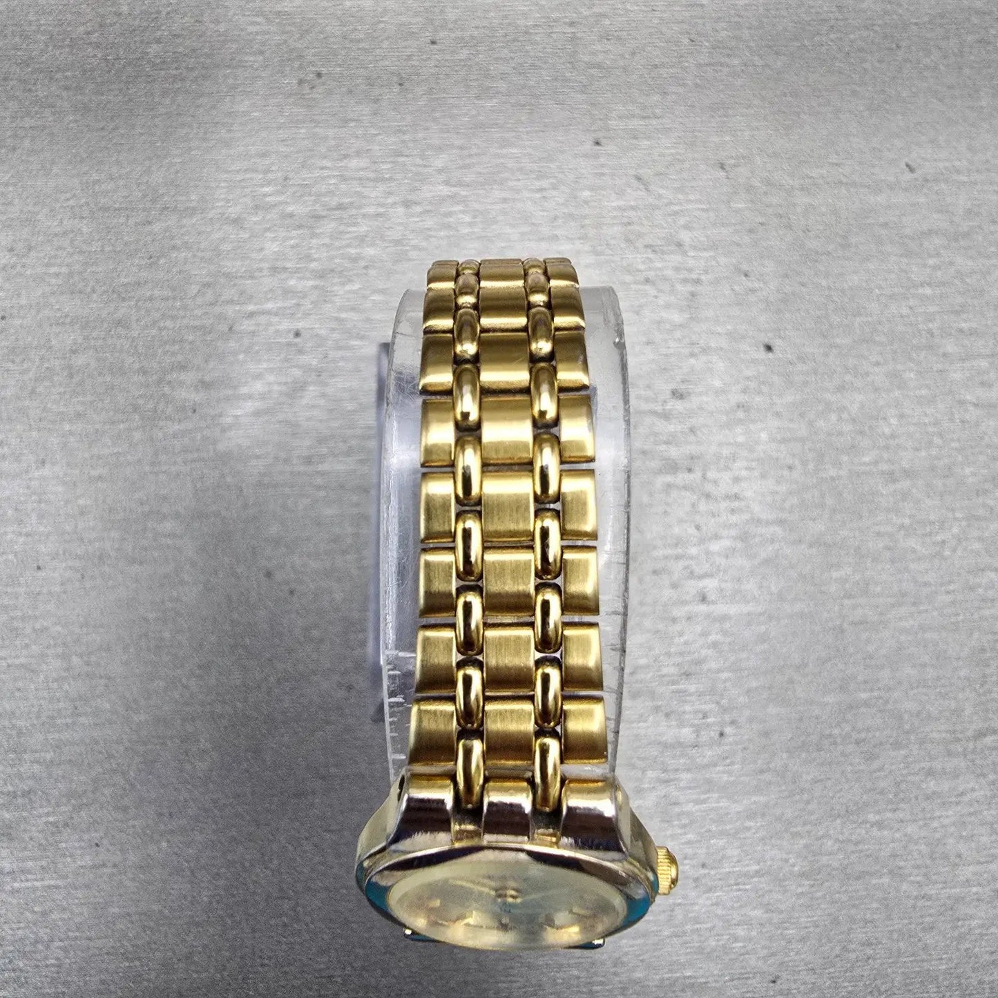 Citizen CQ Watch Women 20mm Champagne Dial Gold Tone Round 3220-K02791 New Batt4