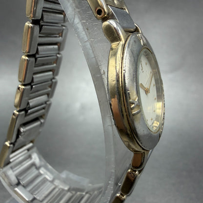 Yves Saint Laurent Watch Women 24mm White Dial Two Tone Round 2200-229789 Newbat3