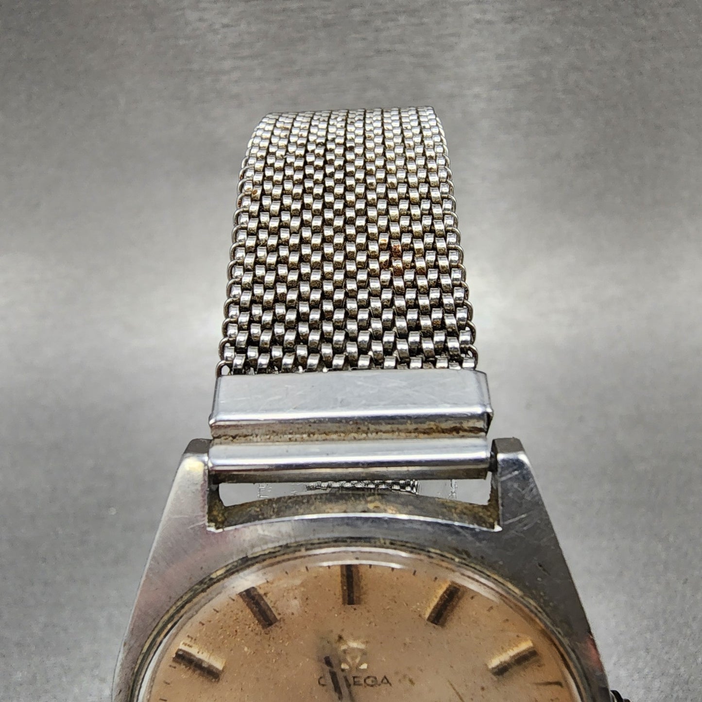 Omega Geneve Watch Men 35mm White Dial Steel Round 135.041 Cal 601 PARTS5