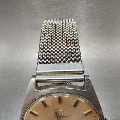 Omega Geneve Watch Men 35mm White Dial Steel Round 135.041 Cal 601 PARTS5