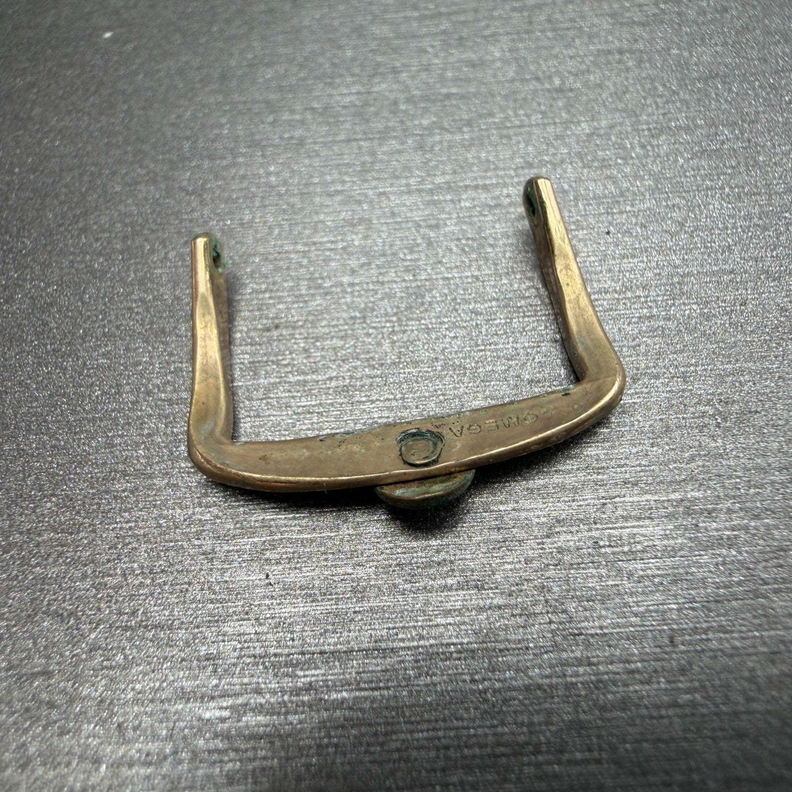 Omega Watch Buckle 16mm Gold Tone Vintage Mens5
