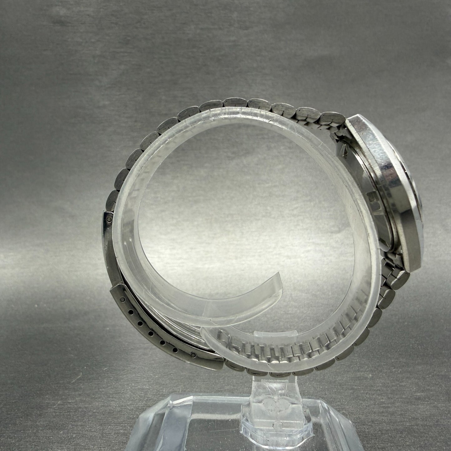 Seiko Watch Women 26mm Blue Dial Silver Tone Daydate Round 2623-0100 PARTS9
