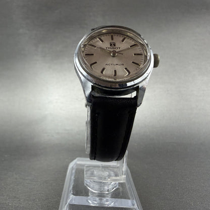 Tissot Actualis Watch Women 26mm Silver Dial Silver Tone Manual Wind Runs VTG5