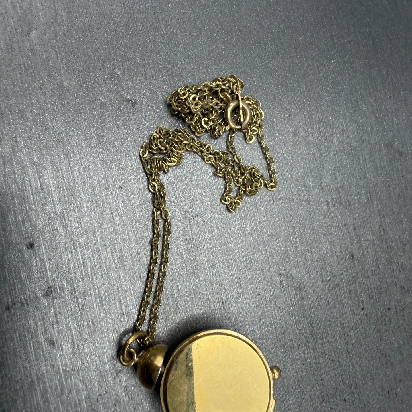 Orient Jupiter Necklace Watch Women 22mm Champagne Dial Gold Tone Round New Batt10