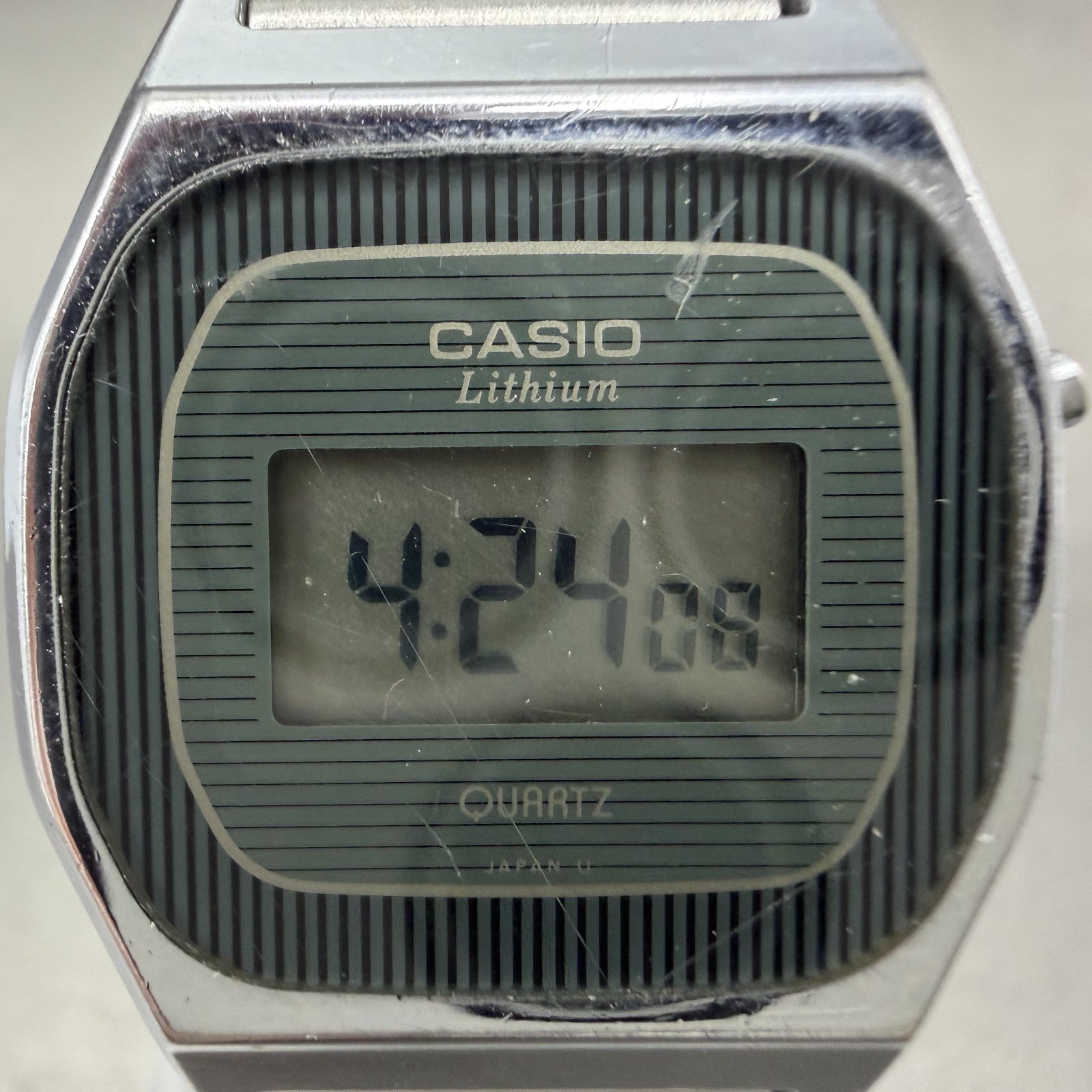 Casio LB 611 Watch Women 25mm Digital Silver Tone Octagon New Battery VTG1