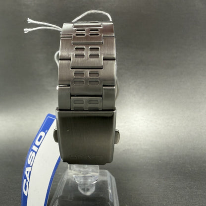 Casio MTP-E350 Watch Men 39mm White Dial Silver Tone Daydate Metal Bracelet7