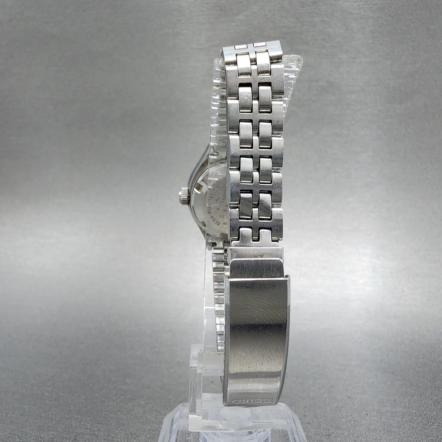 Seiko Automatic Watch Women 25mm Green Dial Silver Tone Daydate 22060510 Runs7