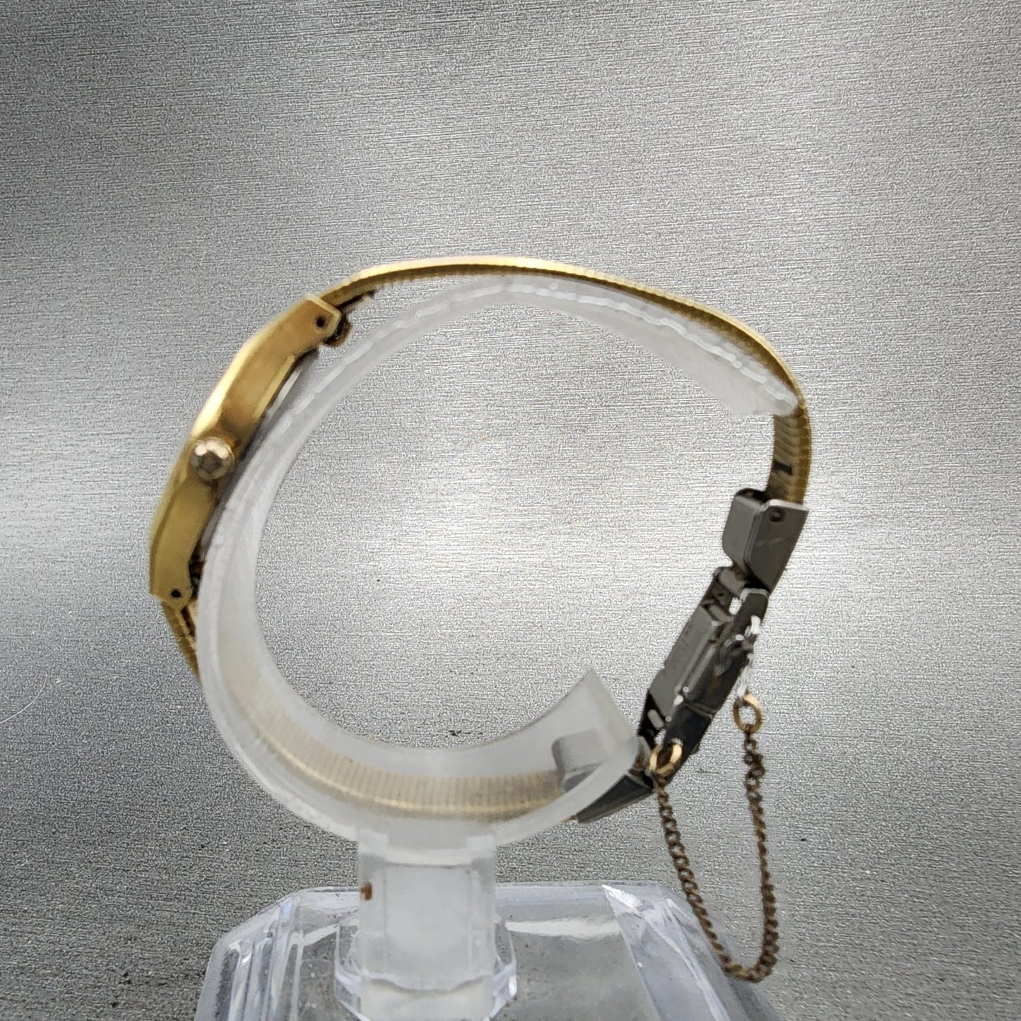 Seiko Watch Women 18mm Brown Dial Gold Tone Round 2P200A89 New Battery VTG6