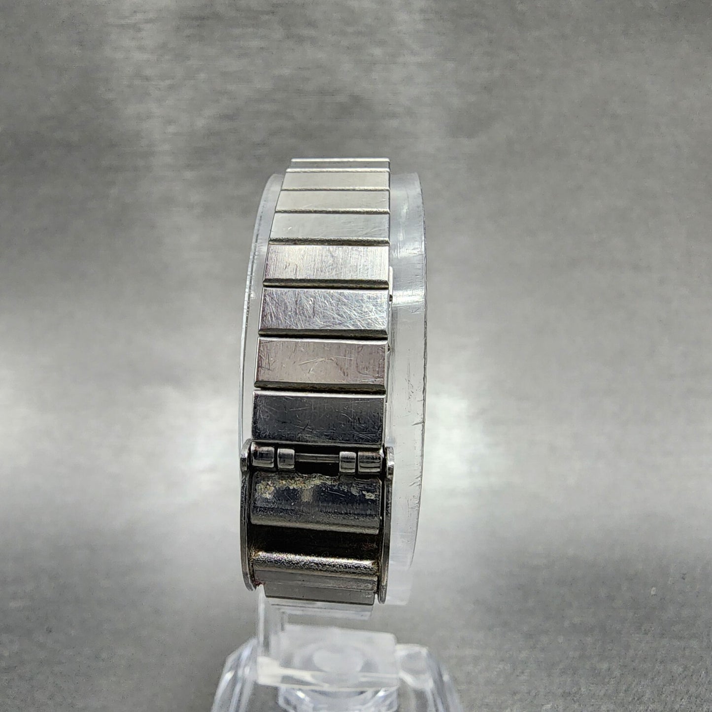Seiko Watch Women 17mm Silver Dial Two Tone Rectangle 73215260 New Battery7