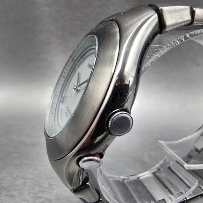 Timex I Control Watch Men 41mm Gray Dial Gray Tone Date Alarm Roudn PARTS3