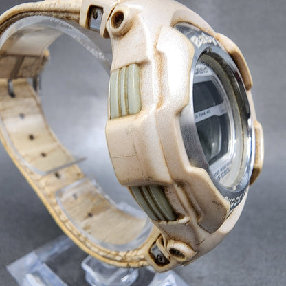 Casio BabyG BGC110 Watch Women 42mm Digital White Tone Round Alarm New Battery3