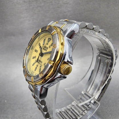 Seiko Lorus Sports Lumibrite Dive Watch Women 28mm Luminous Dial TwoTone NewBat2