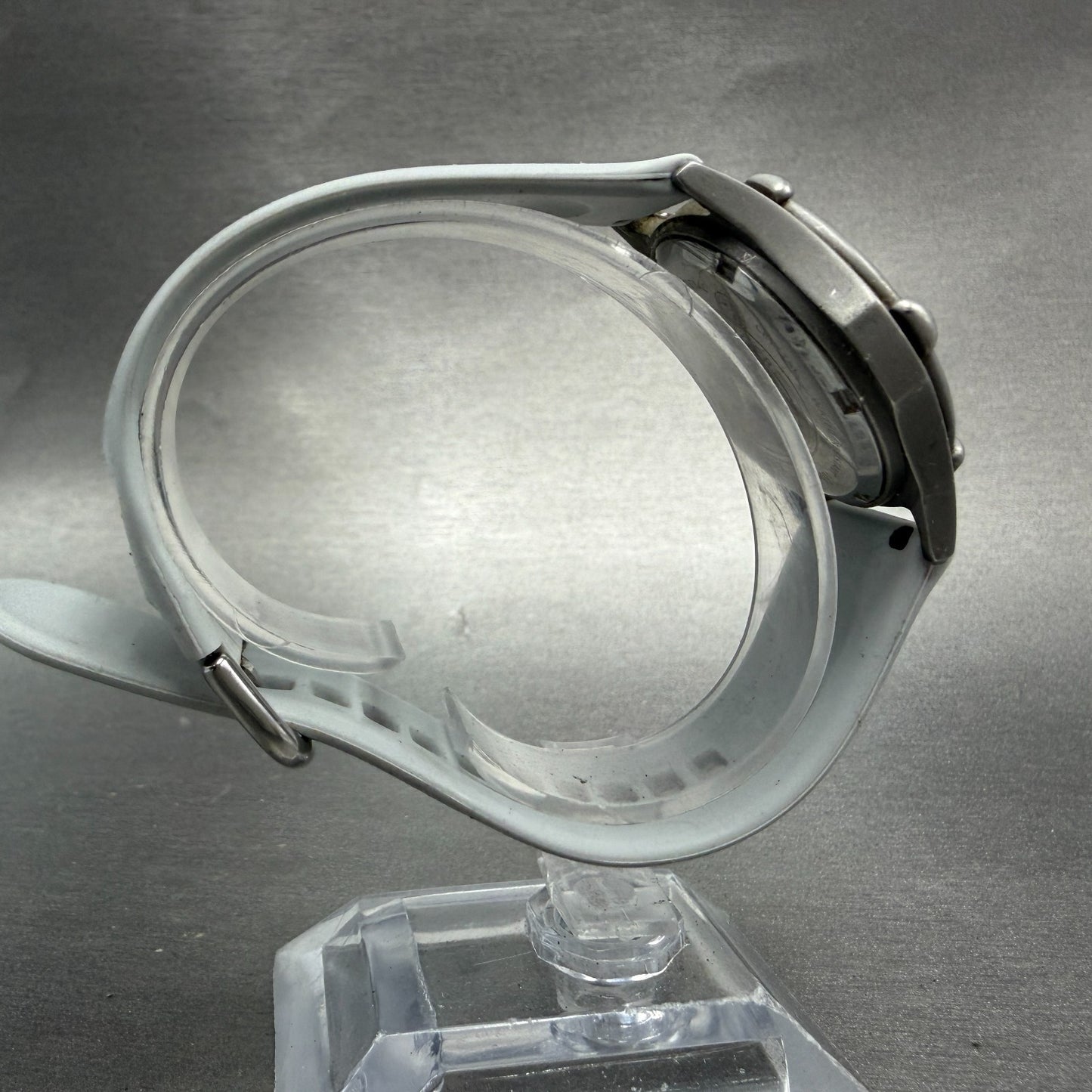 Wenger SMT Watch Men 35mm Black Dial Steel Date Round 095.0695 New Battery8