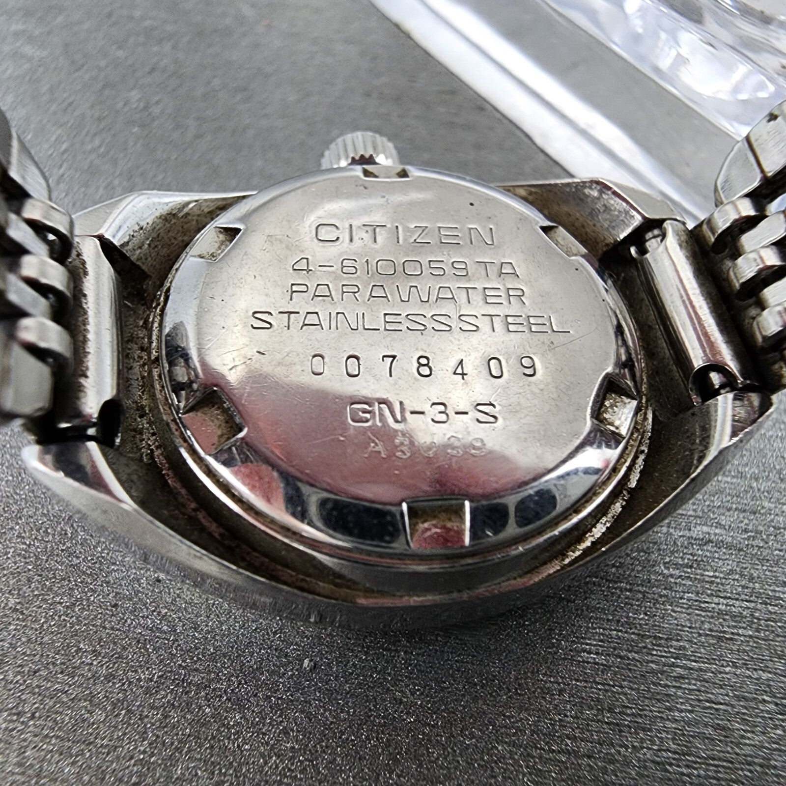 Citizen Cosmostar Watch Women 24mm Blue Dial Steel Date Round Manual Wind Runs9