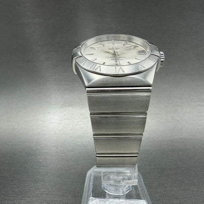 Omega Constellation Watch Men 38mm Silver Dial Stainless Steel Date Automatic4