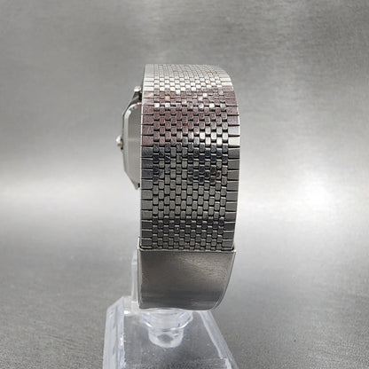 Citizen Tank Watch Men 32mm White Dial Steel Daydate Rectangle 3800-451287 PARTS