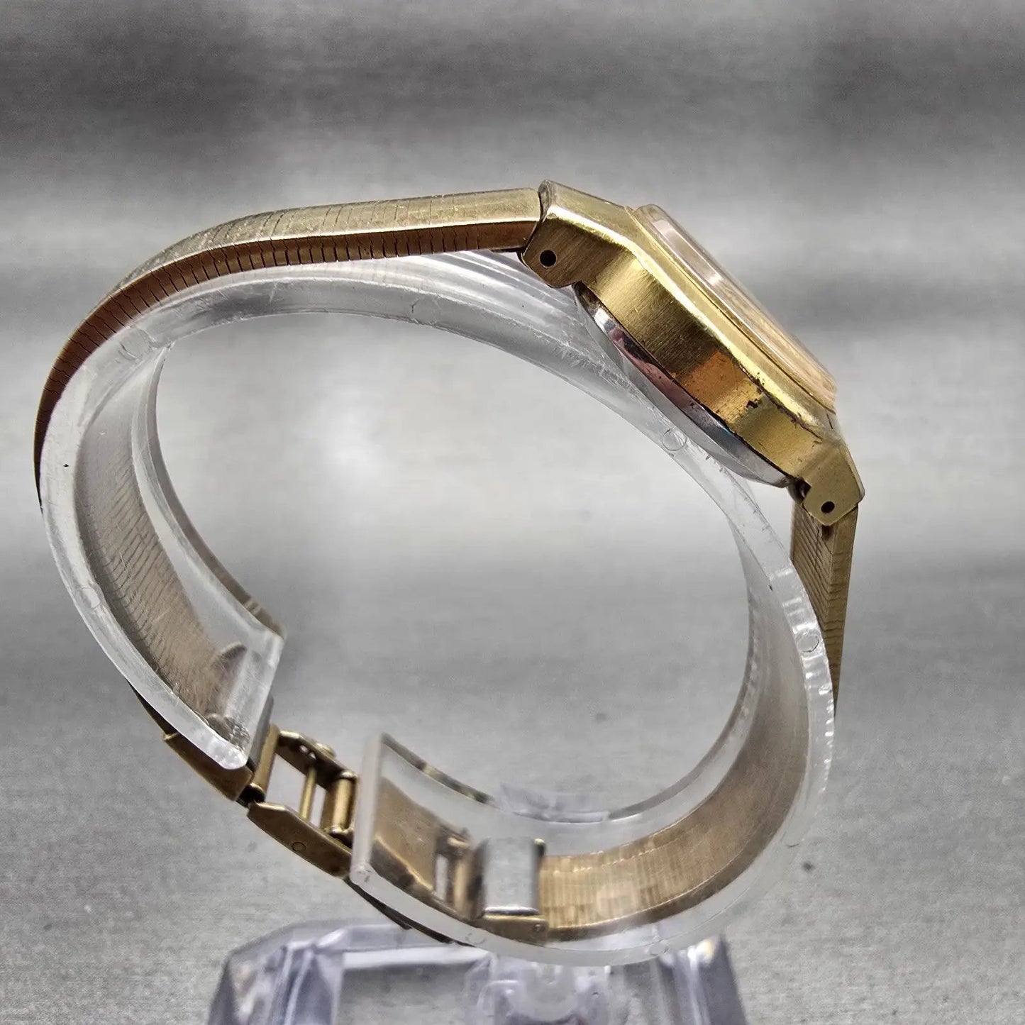 Seiko Watch Women 22mm Gold Dial Gold Tone Round 1100-1440 Manual Wind Vintage8