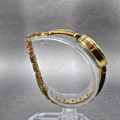 Citizen Eco-Drive Watch Women 25mm MOP Dial Gold Tone Round E031-S122694 Runs HM8