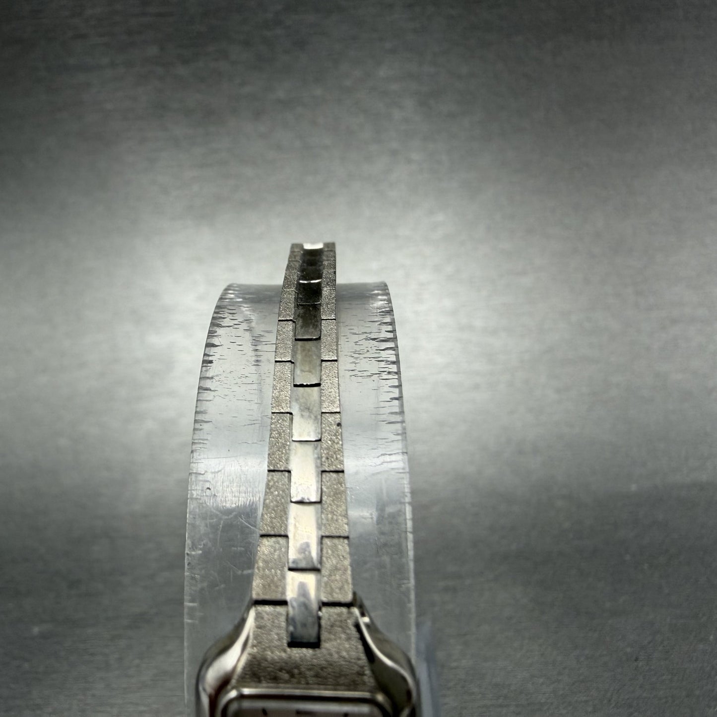 Citizen CQ Watch Women 13mm Silver Dial Silver Tone Rectangle New Battery ABCnjh4