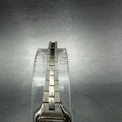 Citizen CQ Watch Women 13mm Silver Dial Silver Tone Rectangle New Battery ABCnjh4