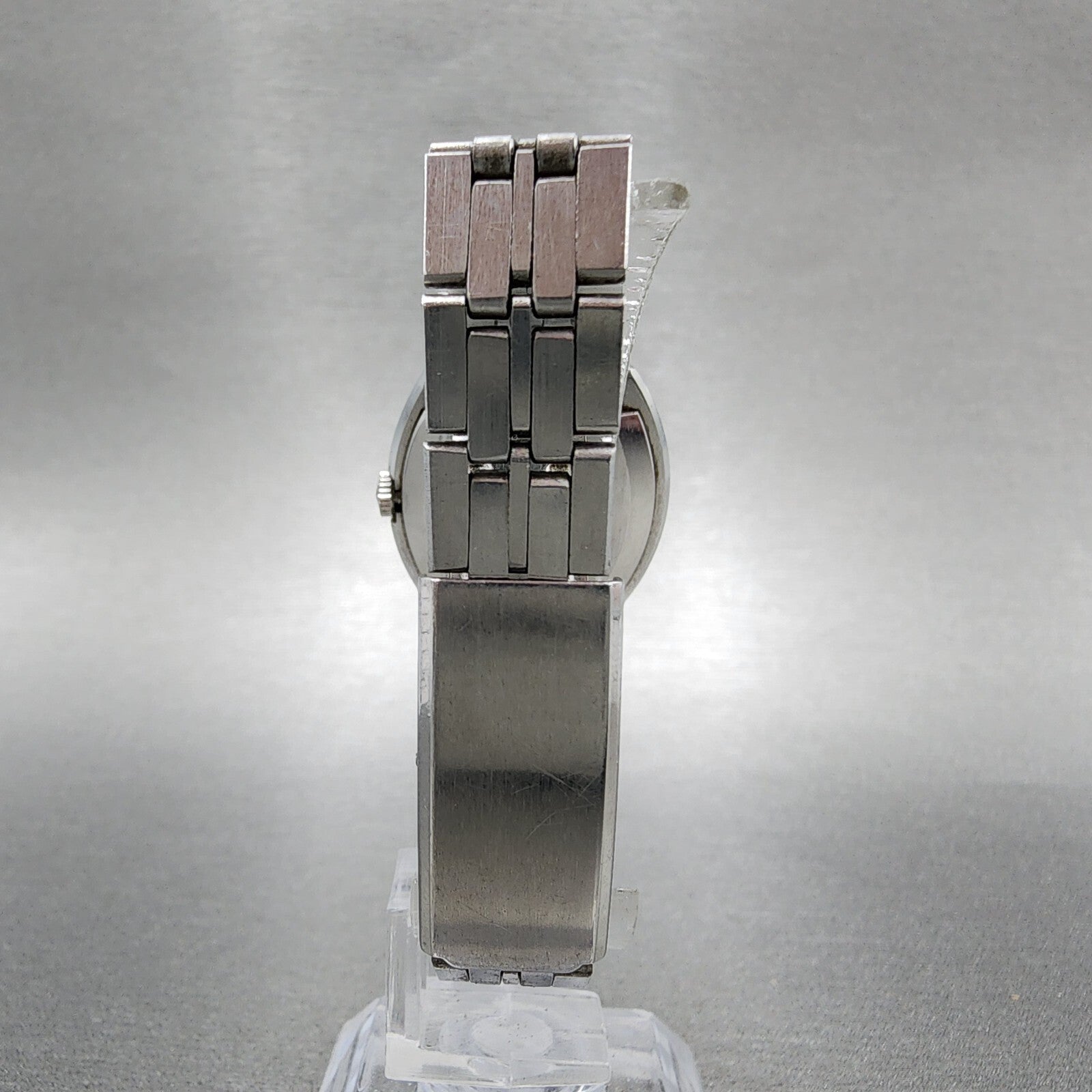 Seiko Watch Women 26mm Silver Dial Silver Tone Manual Wind 25593140 Runs7