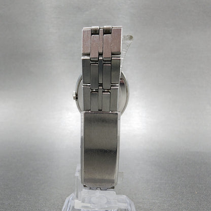Seiko Watch Women 26mm Silver Dial Silver Tone Manual Wind 25593140 Runs7