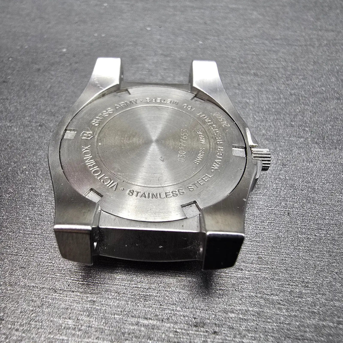 Swiss Army Excursion Watch Women 30mm White Dial Silver Date PARTS 2450011