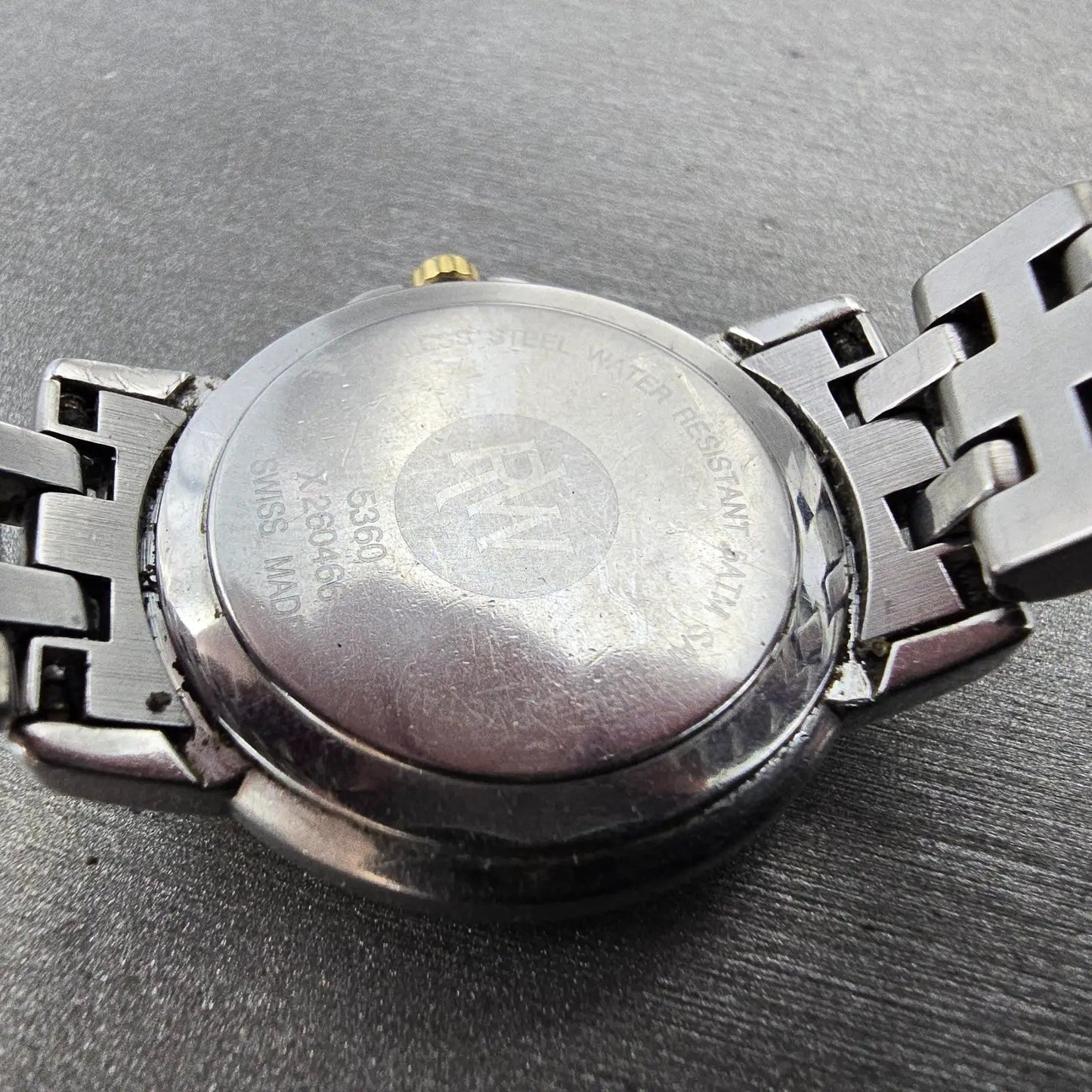 Raymond Weil Tango Watch Women 28mm White Dial Two Tone Date Round 5360 New BatA9