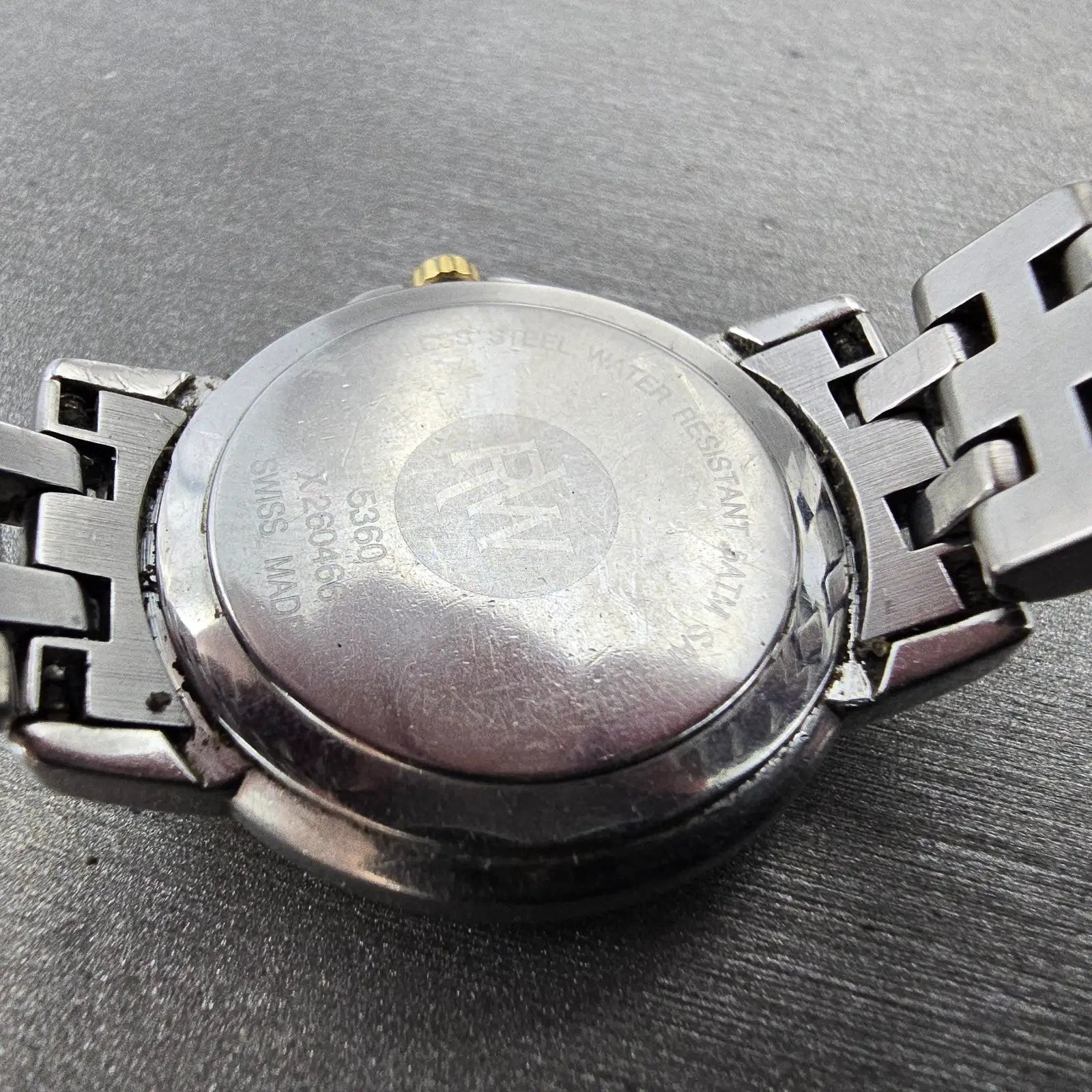 Raymond Weil Tango Watch Women 28mm White Dial Two Tone Date Round 5360 New BatA9