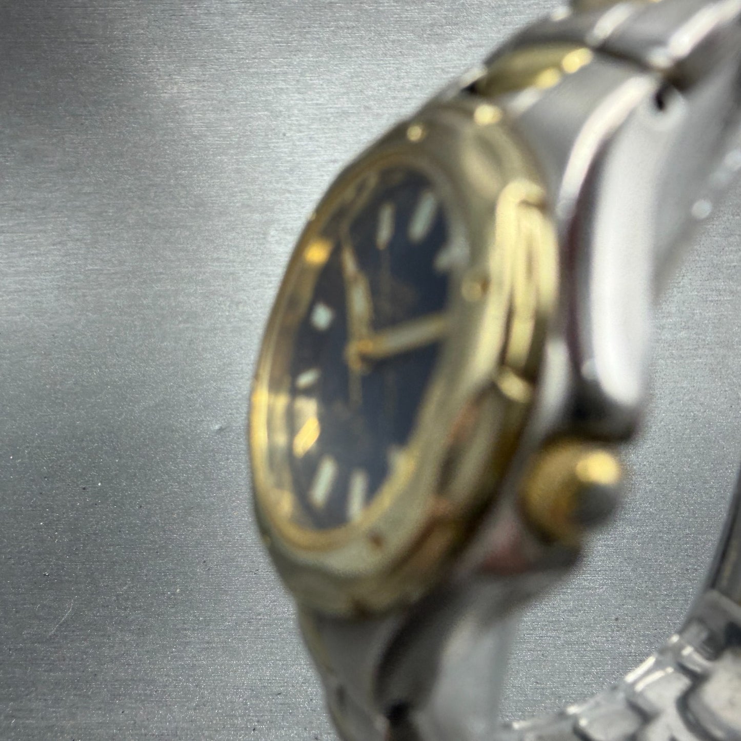 Citizen Watch Women 26mm Blue Dial Two Tone Date Round 1012-S68318 New Battery2