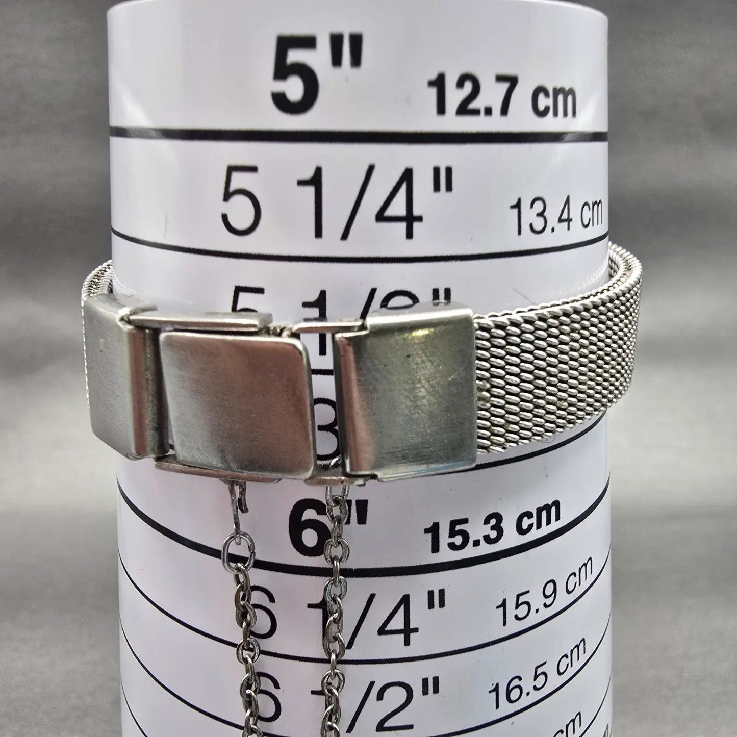 Seiko Watch Women 20mm Silver Dial Silver Tone Rectangle 16-5259 New Battery VTG9