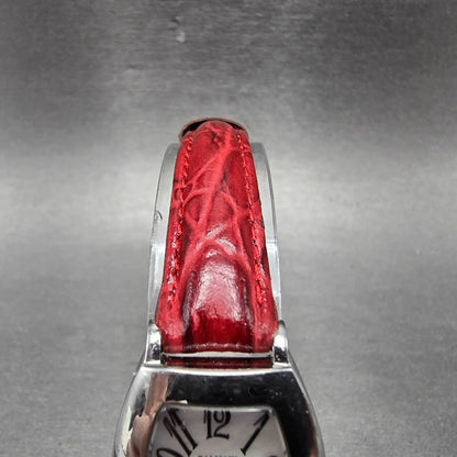 Balmain Watch Women 22mm MOP Dial Silver Tone Oval Leather 2491 New Battery4