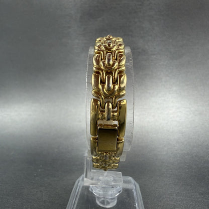 Citizen Watch Women 13mm MOP Dial Gold Tone Hexagon 5421-H07537 New Battery ABC7
