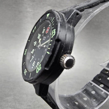 Victorinox Swiss Army Striker Watch Women 31mm Black Dial Black Tone Date PARTS3
