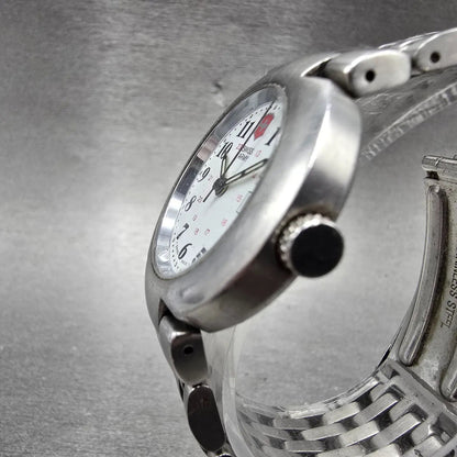 Victorinox Swiss Army Cavalry Watch Women 31mm White Dial Steel Date PARTS NED3