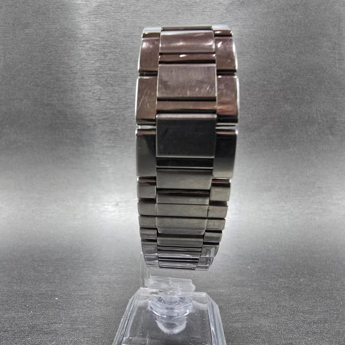 Coach Tank Watch Men 25mm Silver Dial Silver Tone Rectangle W502B PARTS8