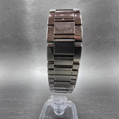 Coach Tank Watch Men 25mm Silver Dial Silver Tone Rectangle W502B PARTS8