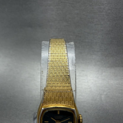 Citizen CQ Watch Women 16mm Black Dial Gold Tone 3220899849 New Battery4
