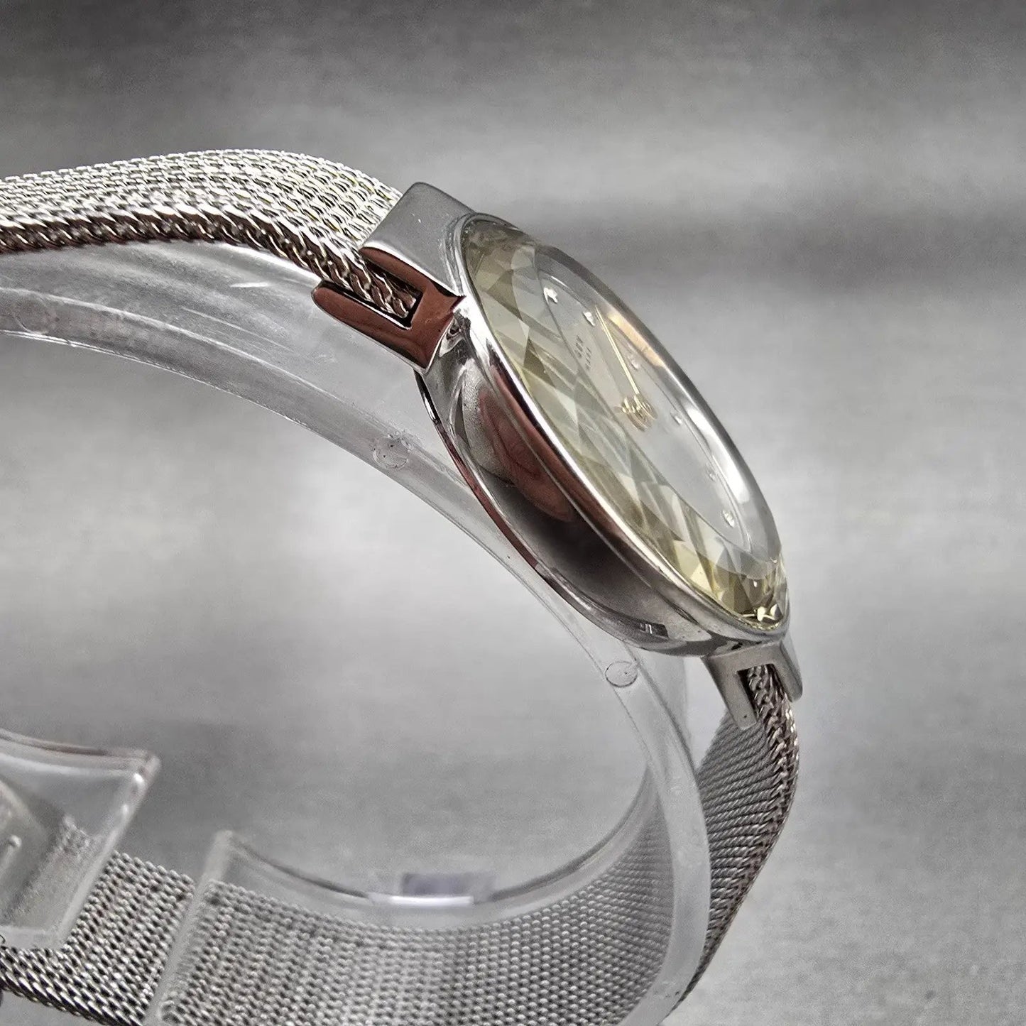 Skagen Leonora Watch Women 25mm Silver Dial Two Tone Round 456SGS1 New Battery3