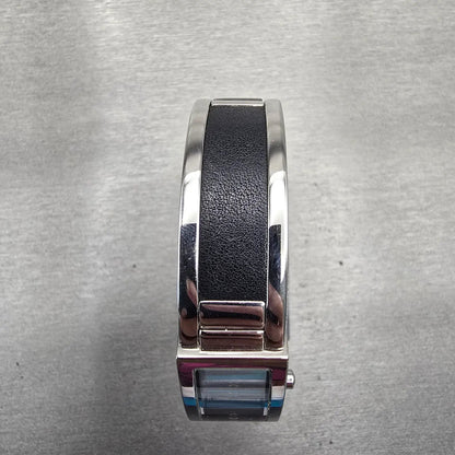 Skagen Watch Women 16mm Black Dial Silver Tone Rectangle 299SSXB New Battery4