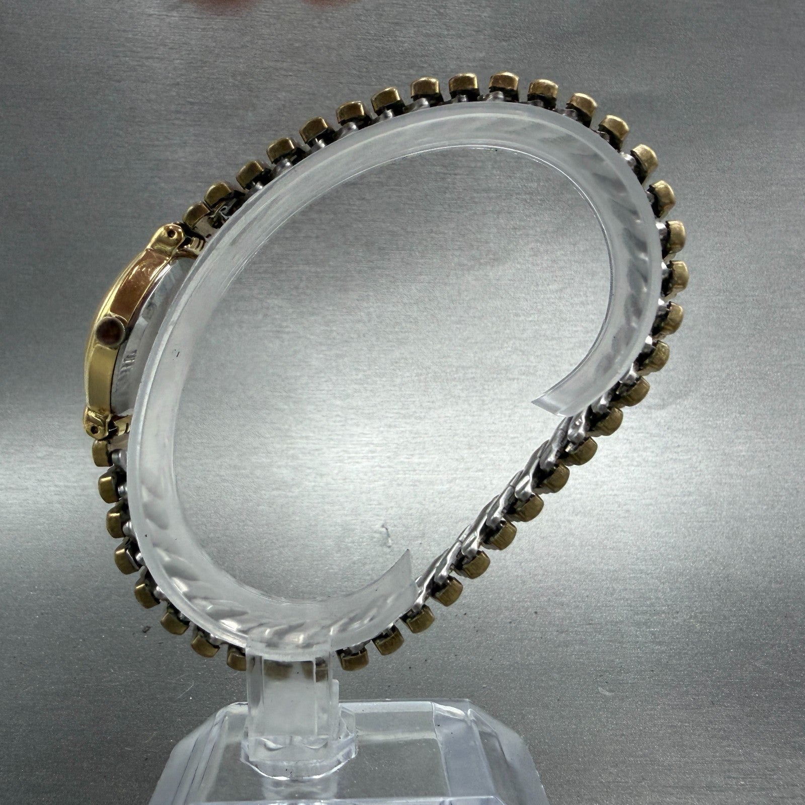 Seiko Watch Women 26mm Champagne Dial Gold Tone Round 1421-5180 New Battery7