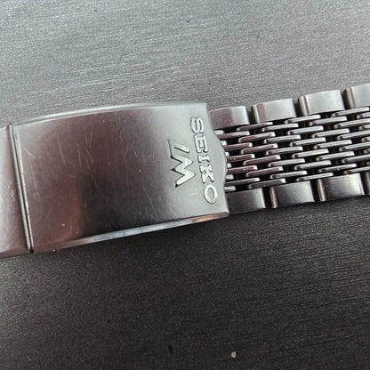 Seiko Lord Maitic Beads Of Rice Bracelet 18mm Stainless Steel XGB062 VTG JDM3