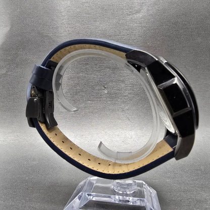 Invicta Lupah Chronograph Watch Men 47mm Blue Dial Black Date 33379 New Battery7