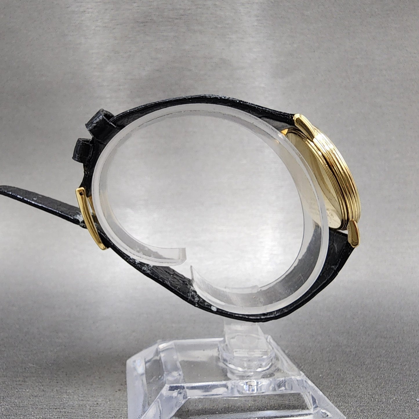 Seiko Laurel Watch Men 32mm White Dial Gold Tone 5A540340 New Battery VTG7