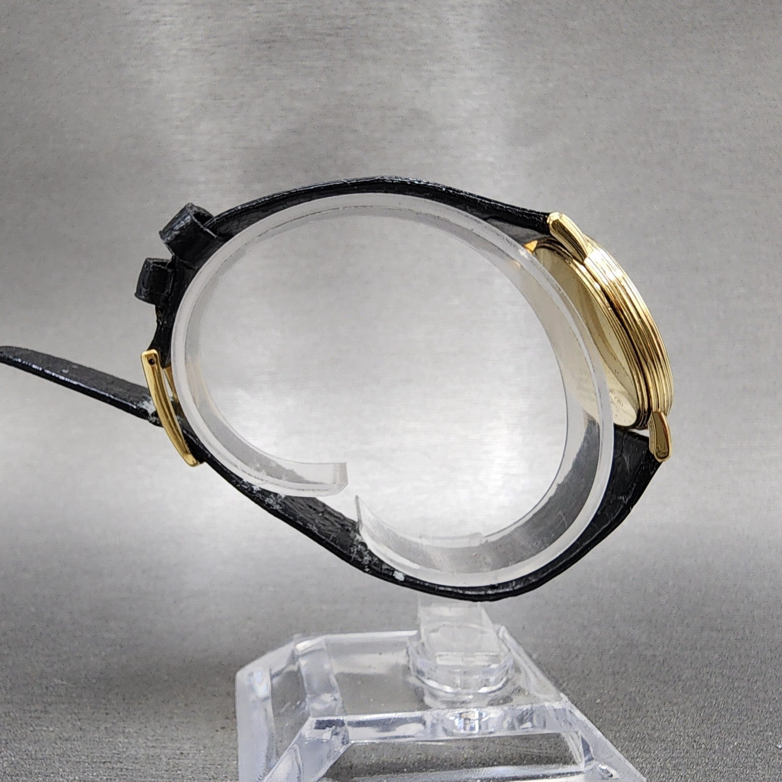 Seiko Laurel Watch Men 32mm White Dial Gold Tone 5A540340 New Battery VTG7
